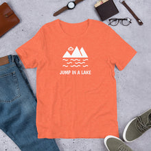 Load image into Gallery viewer, Jump in a Lake - Softstyle Unisex Tee
