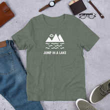 Load image into Gallery viewer, Jump in a Lake - Softstyle Unisex Tee
